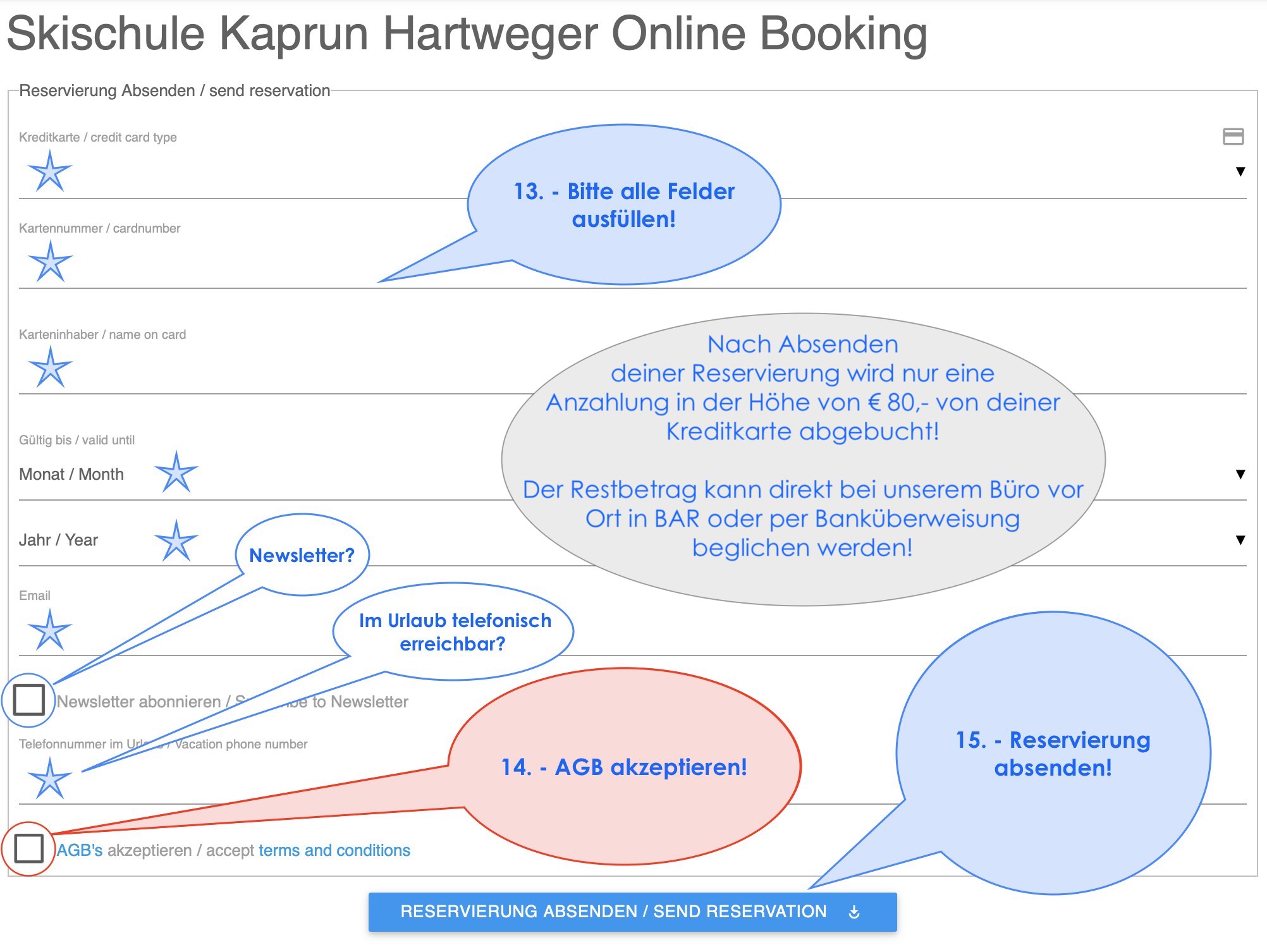 Online Buchen leicht gemacht!